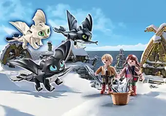 Playmobil 70457 bébés dragons avec enfants offer