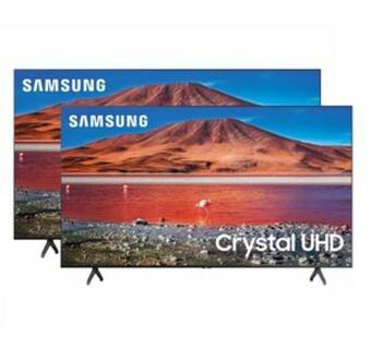 Aaron's 2 tv bundle - 55" class & 50" class 4k ultra hd smart tvs offer