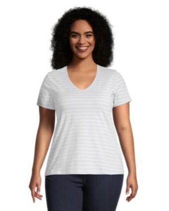 Mark's Women's semi-fitted v-neck t shirt offer