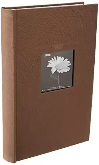 Amazon Pioneer photo albums 300 pocket fabric frame cover photo album, warm mocha offer