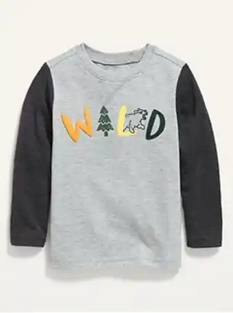 Old Navy Graphic long-sleeve t-shirt for toddler boys offer