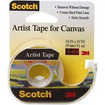 Amazon 3m fa2010 scotch artist tape for canvas offer