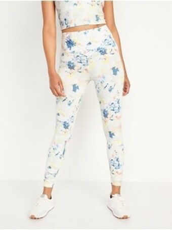 Old Navy Extra high-waisted powerchill hidden-pocket 7/8-length leggings for women offer