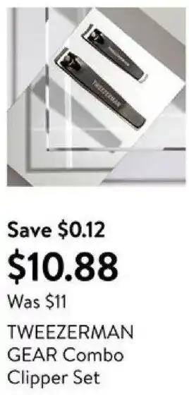 Walmart Tweezerman Gear Combo Clipper Set offer