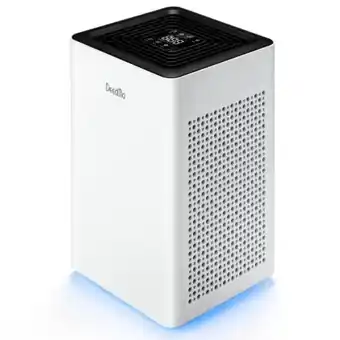Amazon Deedmo air purifiers for home large room,600 sq ft coverage,h13 true hepa filter,25db filtration air cleaner with 7 color led offer