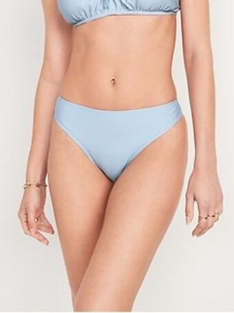 Old Navy Mid-rise bikini swim bottoms for women offer