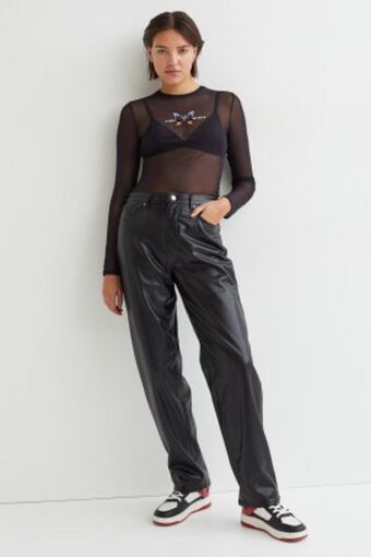H&M Printed mesh top offer