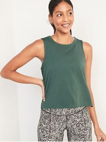 Old Navy Ultralite all-day performance crop tank top for women offer