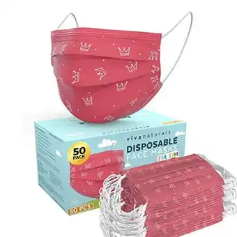 Amazon Viva naturals premium disposable face mask offer