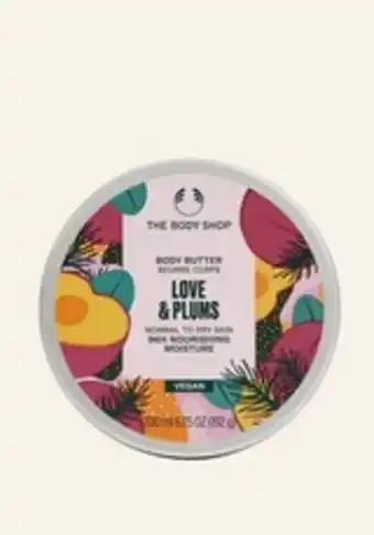 The Body Shop Love & plums body butter offer