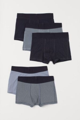 H&M 5-pack short cotton boxer shorts offer