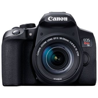 Best Buy Canon eos rebel t8i dslr camera with 18-55mm is stm lens kit offer