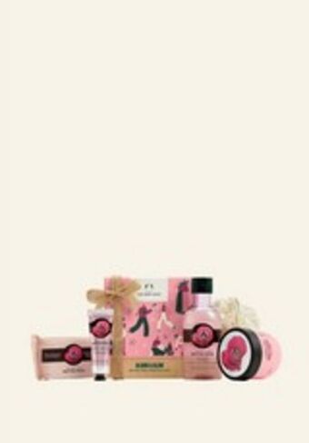 The Body Shop Bloom & glow british rose essentials gift set offer