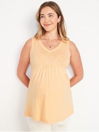 Old Navy Maternity everywear sleeveless jersey peplum top offer