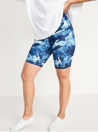Old Navy Maternity full panel powersoft postpartum support biker shorts -- 8-inch inseam offer