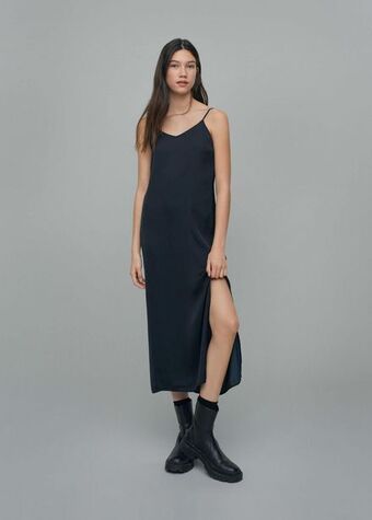 Mango Satin camisole dress offer