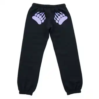 Muskoka Bear Wear Youth paw pants in black with lilac offer