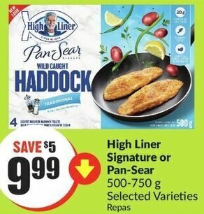 FreshCo High Liner Signature or Pan-Sear 500-750 g offer