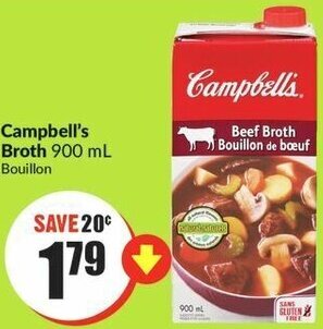 FreshCo Campbell's Broth 900ml offer