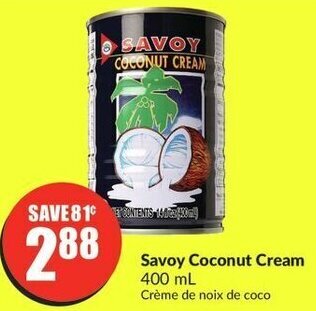FreshCo Savoy Coconut Cream 400 ml offer