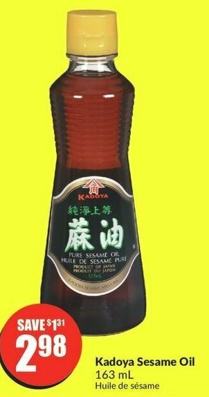FreshCo Kadoya Sesame Oil 163ml offer