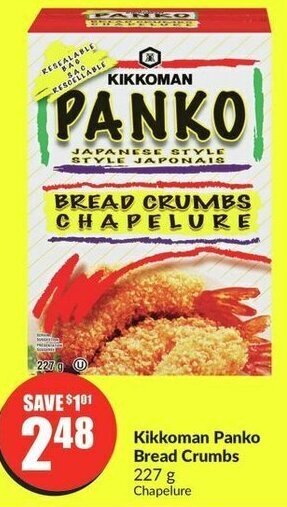 FreshCo Kikkoman Panko Bread Crumbs 227g offer