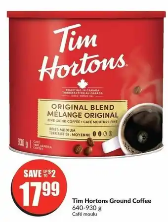 Tim Hortons Ground Coffee 60-930 g