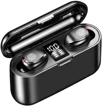 Amazon Wireless earbuds, bluetooth 5.0 graphene bass hi-fi headphones with 1500mah led charging case, ipx7 waterproof in-ear headset offer