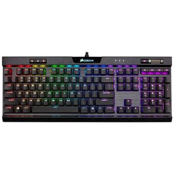 Best Buy Corsair k70 rapidfire rgb mk.2 backlit low profile mechanical cherry mx speed gaming keyboard - eng offer