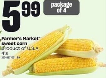 Valu-mart Farmer's Market Sweet Corn offer
