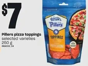 Valu-mart Pillers Pizza Toppings 250g offer
