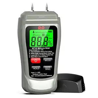 Amazon Wood moisture meter reddragon mt-18 two pins digital wall moisture detector paper humidity tester for wood building material offer