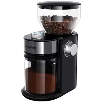 Amazon Shardor burr grinder mill electric coffee grinder with 16 fine to coarse grind size and 2-14 cups selection offer