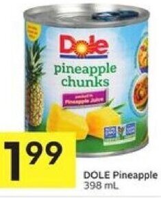 Foodland Dole PIneapple 398 ml offer