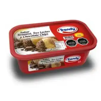 Unimarc Helado trendy sabor tiramisú-tres leches-chocolate chips 2.5 l oferta