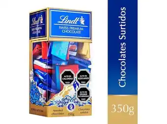 Chocolate lindt mini tableta estuche surtido 350g