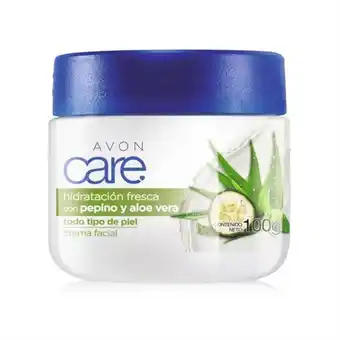 Avon Crema facial pepino y aloe avon care oferta