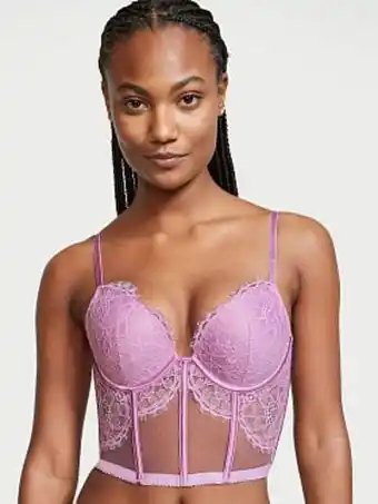 Victoria's Secret Shine strap push-up corset top oferta