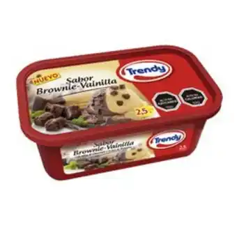 Unimarc Helado trendy brownie vainilla 2.5 l oferta