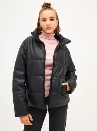 Paris Parka puffa ecocuero oferta