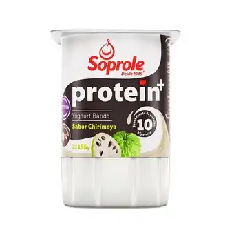 Supermercado El Trébol Yogurt soprole protein + frutilla 155 gr oferta