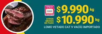Santa Isabel Lomo Vetado Cat V Vacío Importado oferta