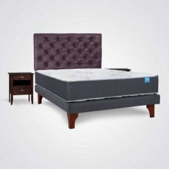 Colchones Celta Cama europea supreme 2 plazas x 2 m base normal + set capitoné oferta