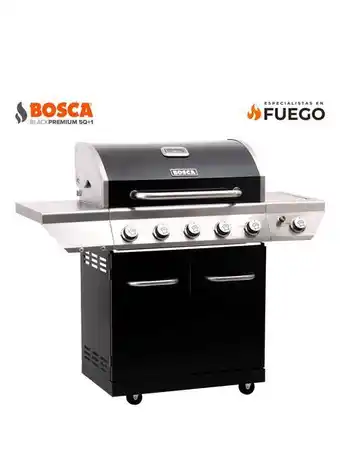 Paris Parrilla bosca a gas black premium 5 q + 1 oferta