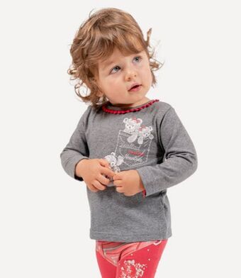 Limonada Polera fellowship bebé gris oferta