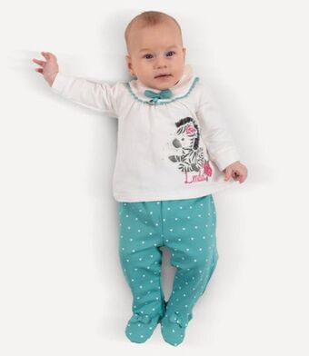 Limonada Conjunto algodón orgánico lmda zoo recién nacida petróleo oferta