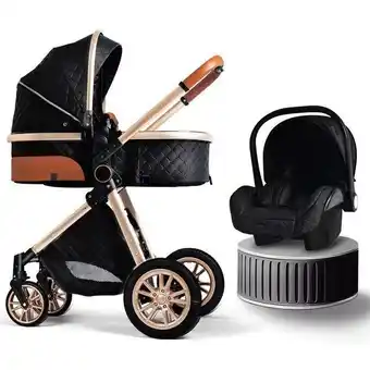 Paris Coche bolina de voyage original black con silla de auto oferta