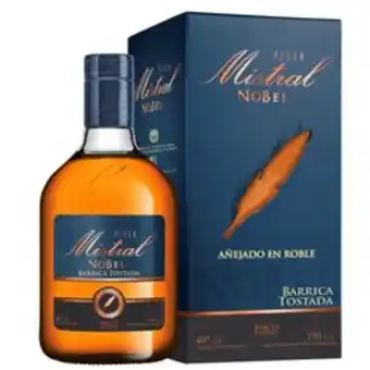 Unimarc Pisco mistral nobel barrica tostada botella 750 cc oferta