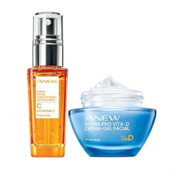 Avon Pack serum vitamina c + gel facial vitamina d oferta
