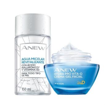 Avon Pack micelar vitamina b + gel facial vitamina d oferta